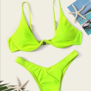 Neon 2 piece bikini